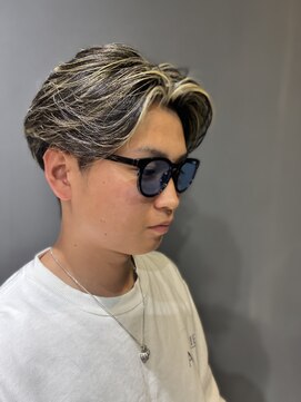 ドゥーエン 緑橋店(DoEN) センターパート/メンズハイライト