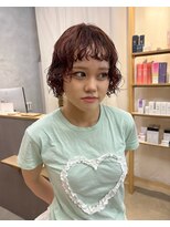 アマーク(a mark)&nbsp;【小川　結女花】ミニボブパーマ