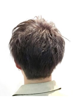 フレイムスヘアデザイン(FRAMES hair design) バイオレットグレージュ×メンズショート