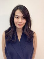 パティオン(PATIONN)&nbsp;透明感あるグレーベージュで作るゆる巻き大人セミロングヘア☆