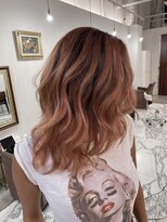 ナイン 麻布十番(NINE)&nbsp;☆ピンクベージュバレイヤージュ☆