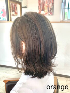 オレンジ(orange) 【orange大分賀来】大人外ハネ切りっぱなしウルフスタイル