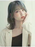ボブ/カーキグレージュ/マッシュショート/大人かわいい[新宿駅]