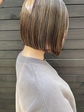 ヘアラウンジ アングゥ(hair lounge ungu) ハイライトボブ
