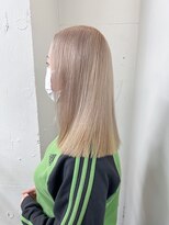 ノラ シンディ(NORA CYNDY)&nbsp;ホワイトベージュカラー/ブロンド/ケアブリーチ