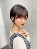 シェノン サントル(CHAINON CENTRE)&nbsp;外ハネボブ/セクションカラー/ペールベージュ[梅田/茶屋町]