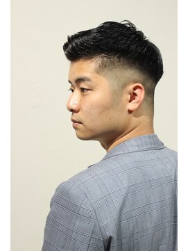 レンゲン(LENGEN) メンズかき上げニュアンスマッシュサイドパート韓国マッシュ