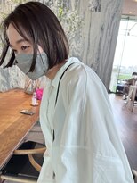 ブローチ 表参道(broocH)&nbsp;ボブ/大人ボブ/オリーブカラー/表参道