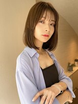 トゥルーズ 梅田店(TLUUS)&nbsp;【TLUUSアプリコットオレンジハイライトカラーくびれヘア】