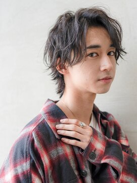 ハバナ 新宿(HAVANA) ウルフ/センターパート/モテる/トランクスヘア/スパイラルパーマ