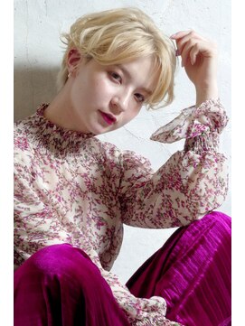 ラフ 銀座(luff) 【Luff銀座 轟】ハイトーンショートボブ