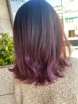 ライズ バイ レボ(RISE by REVO) 大人かわいい/レイヤーロング/グレーベージュ/前髪パーマ/我孫子