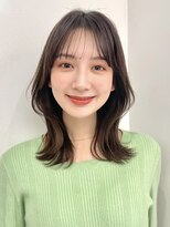 アンアミ シブヤ(Un ami shibuya) 【Unami】TOMI 大人可愛いくびれミディアムヘア