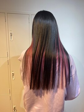 ナンバー 秋田店(N°) インナーカラーpink