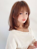 アグ ヘアー ヴィラージュ 野里店(Agu hair village)&nbsp;《Agu hair》ゆるふわモテ小顔ミディ