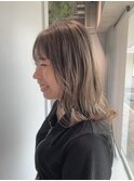 【金岡】透け感ベージュ