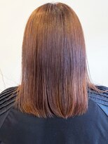 レポヘアー(Repos hair)&nbsp;20代30代40代大人可愛い髪質改善カラーキャメルブラウン透明感