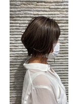 ビスイル 秋葉原店(Vis ill)&nbsp;20代30代40代くびれヘア似合わせカット白髪ぼかしアースカラー