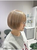 ミルクティーベージュ ダブルカラー 成増