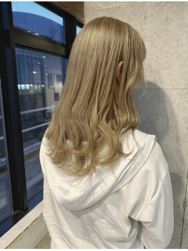 リムレス(LIMLESS) 透明感カラーダブルカラーミディアムレイヤー韓国インナーカラー