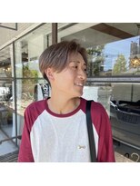 リトン(reton) ラベンダーミルクティー×刈り上げマッシュショート