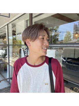 リトン(reton) ラベンダーミルクティー×刈り上げマッシュショート