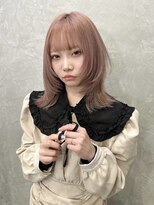 ジル(JiLL.)&nbsp;ピンクミディアムレイヤー