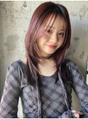 【あきら】レイヤーカットハッシュカットミディアムレイヤー