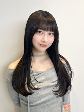 ソラ 広尾店(SORA) レイヤーカット/髪質改善トリートメント/ダークグレー［広尾］