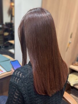 ハナレ(hanare) エアストレート/チェリーレッド/艶髪/清須