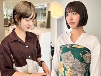 ローレン(LOREN)の写真/LOREN似合わせショート［レイヤーカット/ボブ/韓国/縮毛矯正/インナーカラー/酸性ストレート]
