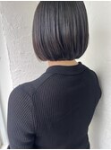 ぱつっとボブ