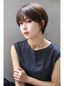 ロゼ 京橋(Rose) 【ROSE】マッシュショート＿ベージュカラー＿ショートボブ２