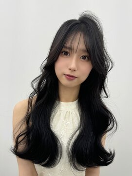 アマトウキョウスマートサロン(AMA TOKYO×Smart Salon) 韓国ヘア　2wayバング  レイヤーカット くびれヘア  顔周り