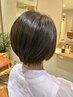カット＋透明感カラー＋添加ケラチントリートメント　　ロング料金込み