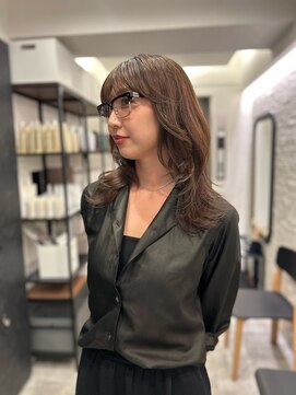 ヴィオットバイサロン(Viot by Salon) ＊ミディアムレイヤーカット顔周りレイヤー透明感20代30代40代