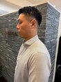 ケースタイルヘアスタジオ 麻布十番店(K-STYLE HAIR STUDIO)&nbsp;清潔感もあり爽やかな色彩のフェードスタイルです。
