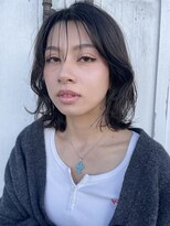 ムード マグ レーベル 南松本(MOOD Mag Label)&nbsp;20代30代冬◎ブリーチなし透明感グレージュレイヤーボブ