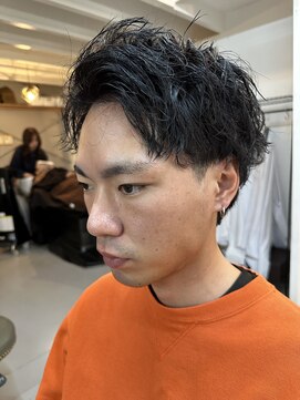 【men's】緩めツイスパ×スパイキー