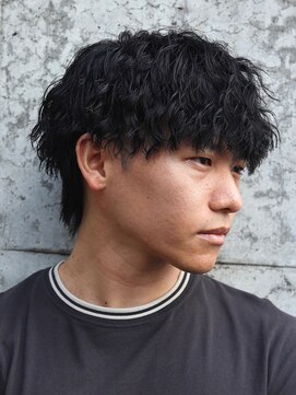 ハニー(HONEY) 縦落ちツイスパ/ツイストスパイラルパーマ/岡崎メンズパーマ