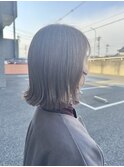 【オーガニックカラー×外ハネbob】