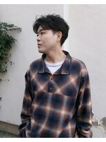 ヒントステーション(HINTSTATION)&nbsp;〈浅草 半個室〉 センターパート/フェザーパーマ