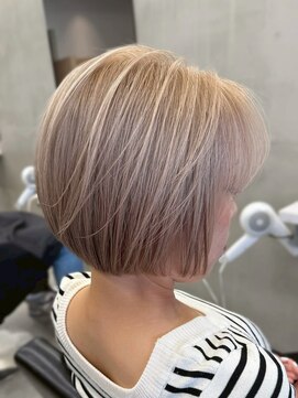 アンバー(UMBER) 京都西院/ベージュカラー ブリーチ 髪質改善 ダブルカラー