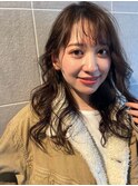 小顔ミディアム×パーマ