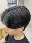MEN'S HAIR/ブルーブラック/フェザーパーマ/錦糸町
