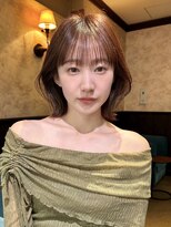 ロンド 銀座(Lond)&nbsp;☆春日☆ニュアンスウルフワンホンレイヤーダークブルーボブ80