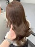 ブリーチなしダブルカラー+3種のトリートメント