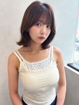 トゥルーズ 梅田茶屋町店(TLUUS)&nbsp;TLUUSダークパープルミルクブラウンナチュラルショート