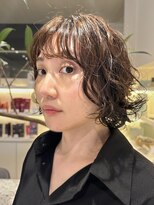 アーティザナル ニノミヤ(artisanale)&nbsp;伸ばしかけボブにおすすめパーマ