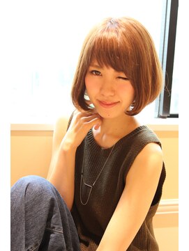 レウナ 外苑前(Reuna) おとな可愛い・ニュアンスワンカールボブ